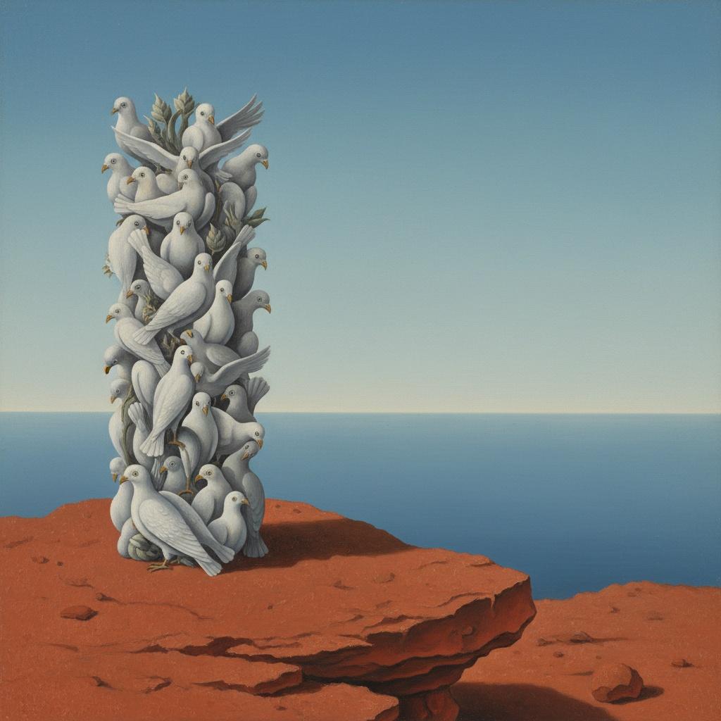 The Silent Ascent Of Terra Cotta Skies — Marc Duvallier