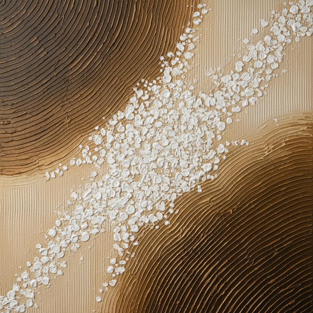 Erosions Of Earth: A Monumental Study In Rhythmic Umber And Crystalline Form — David Moreau