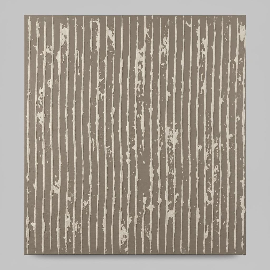 Rhythmic Echoes Of Decay Across A Monochromatic Architectural Surface Study — Christian Noiret