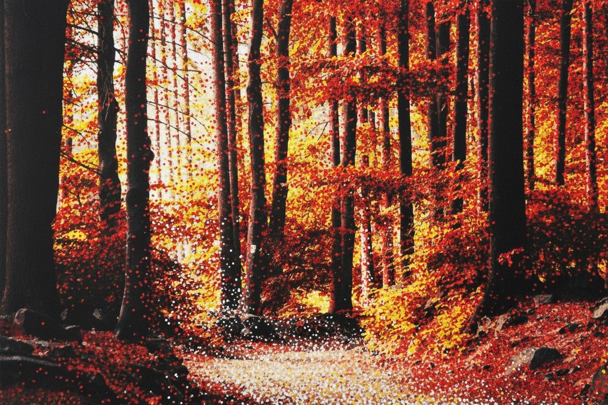 Luminous Threshold: An Infinite Accumulation Of Gold — Jacques Villedieu