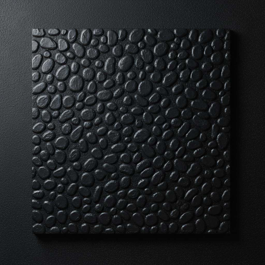 Monolithic Shadows: A Meditative Study Of Organic Basalt And Eternal Midnight Textures — David Moreau