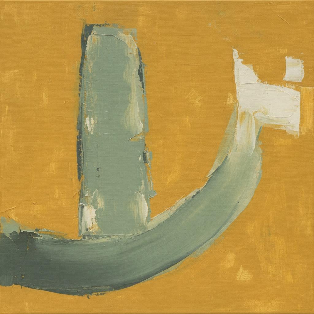 Ephemeral Geometry In Ochre: A Study Of Muted Curves And Implied Forms — Christian Noiret