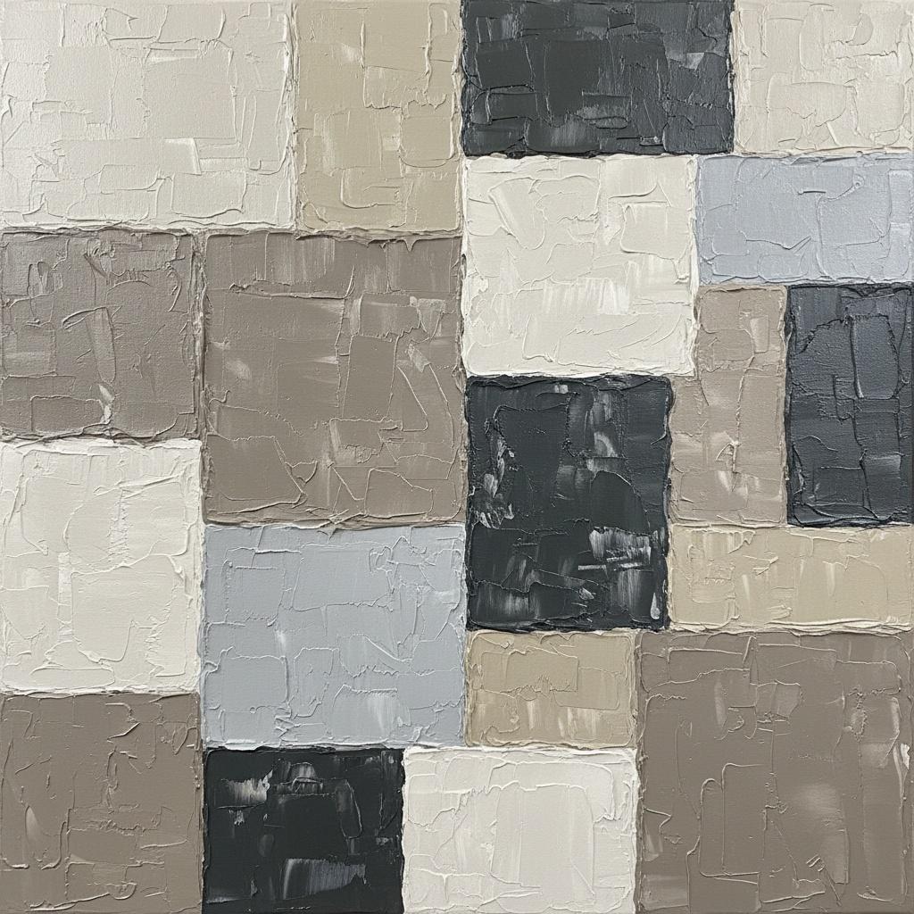 Monolithic Fragments In Charcoal And Silver: A Meditative Study Of Textured Geometry — David Moreau