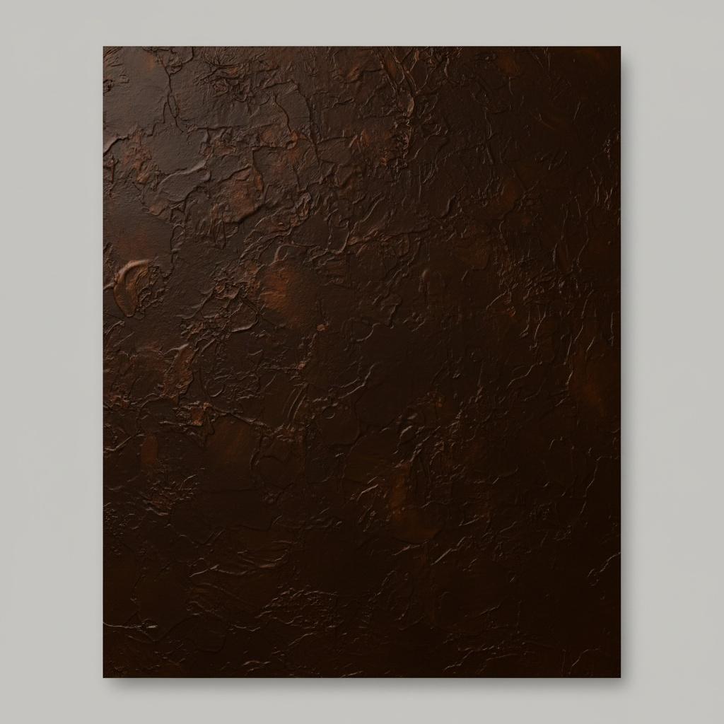Fragmented Earth: A Monolithic Study In Umber And Ancient Textural Decay — David Moreau