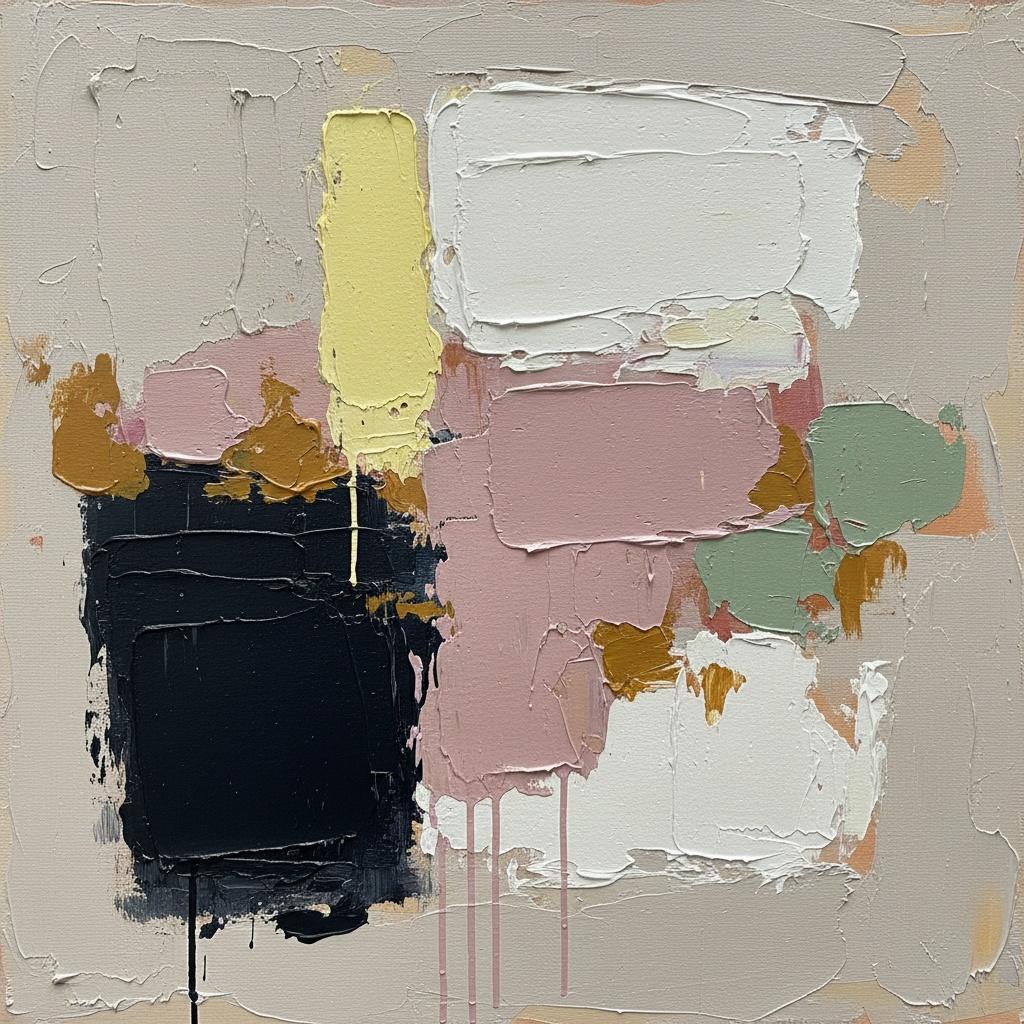 Monolithic Echoes In Charcoal And Rose: A Singular Study Of Somber Weight — Christian Noiret
