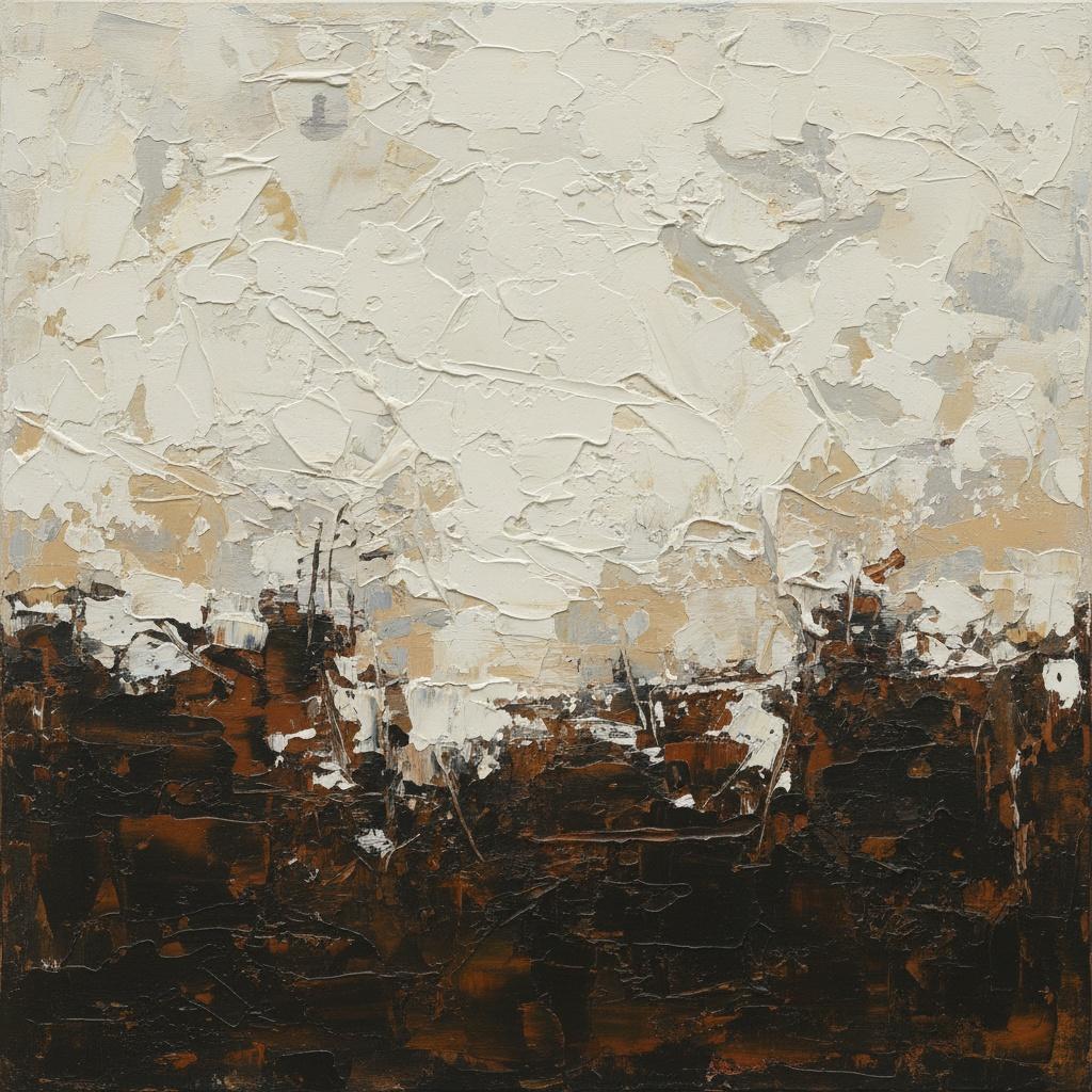 Ephemeral Horizon Of Tectonic Shadows And Sculpted Alabaster Light — David Moreau