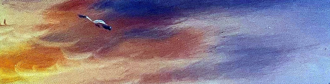 Golden Sunset Seascape with Coastal Waves - detail