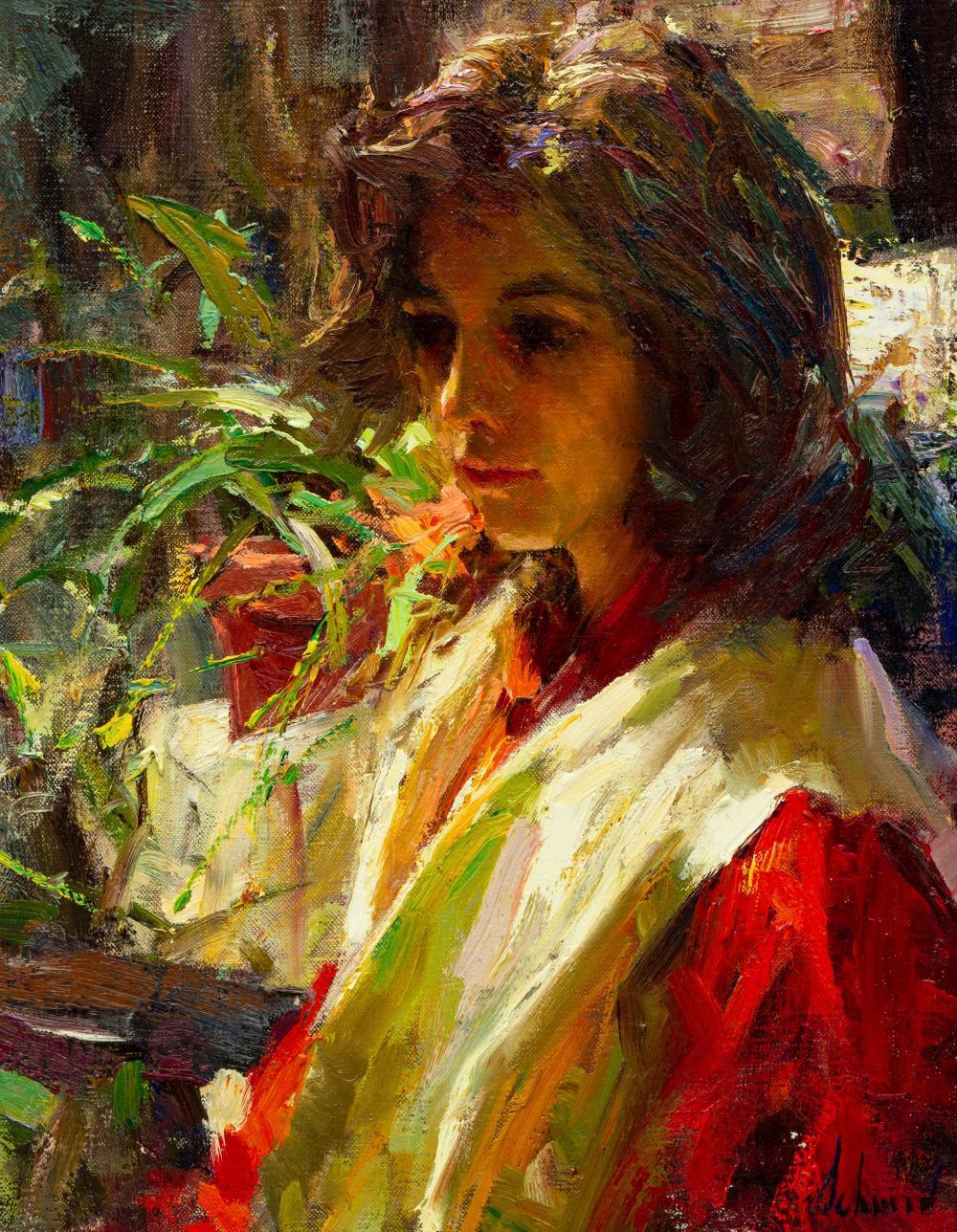 Portrait Of Young Woman — Richard Schmid