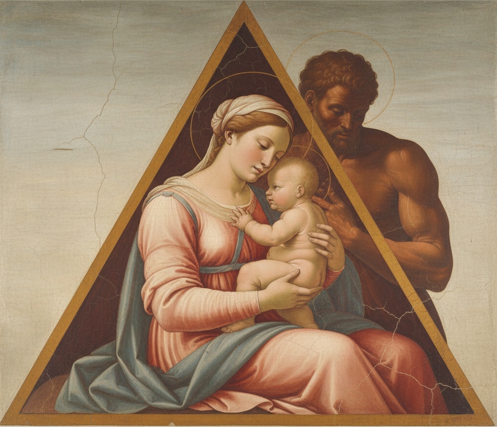Eternal Grace: The Celestial Trinity In Sfumato — Marc Duvallier
