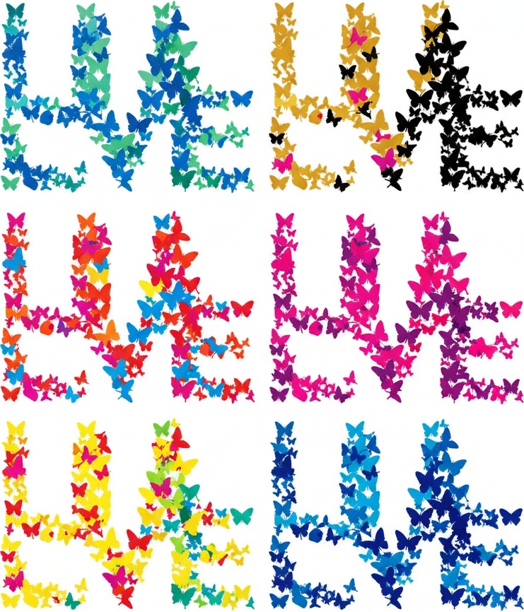 A Singular Chromatic Symphony: The Ephemeral Dissolution Of Love In Butterfly Swarms — Élise Muller
