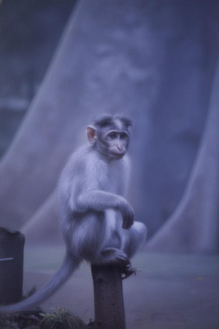 Solitude In Azure Mist: An Inness-inspired Study — Sébastien Sanchez