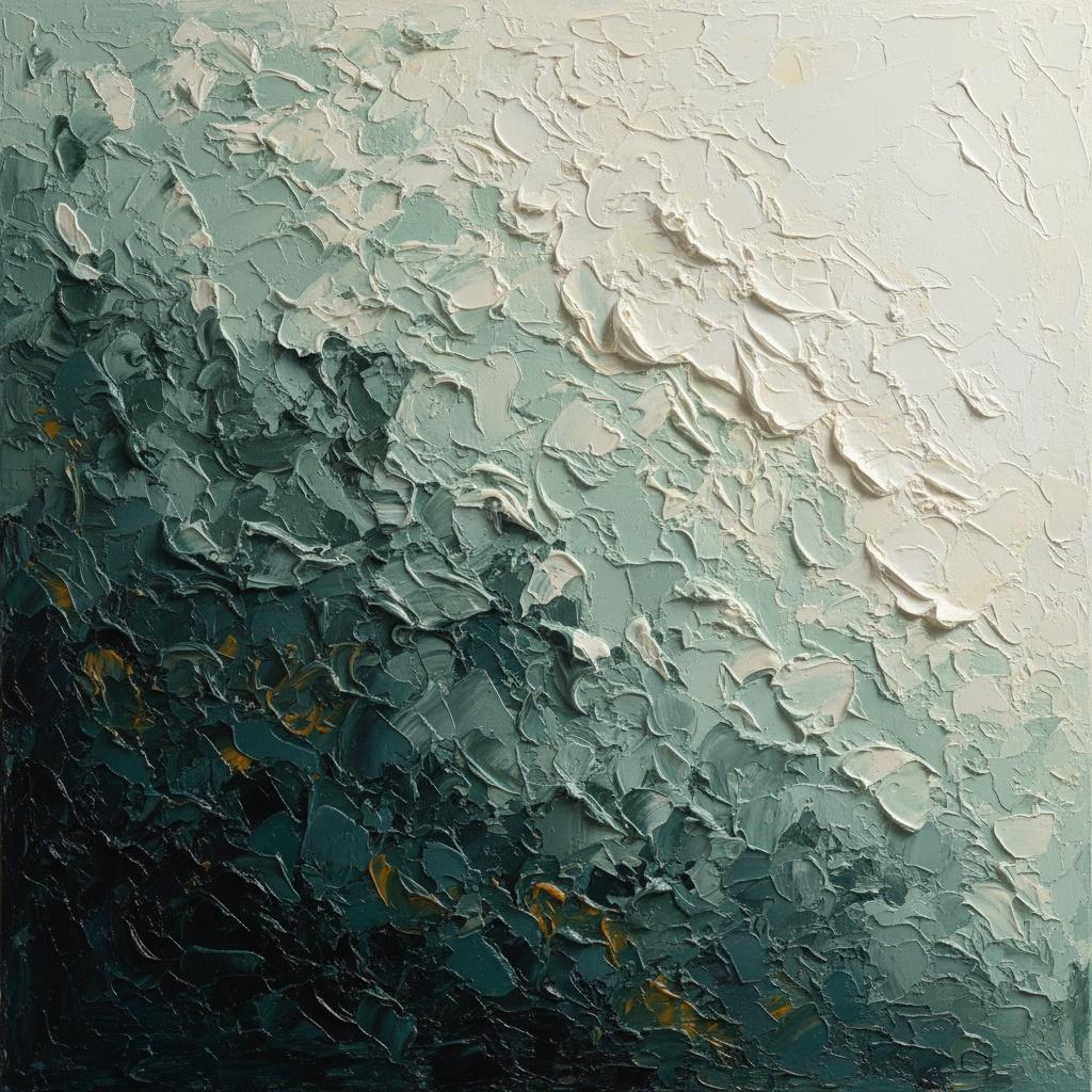 Ethereal Shadows In Motion: A Monumental Study Of Textured Midnight And Luminous Light — David Moreau