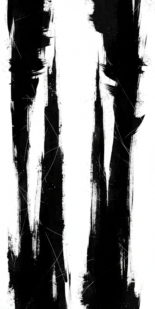 Monolithic Shadows: A Singular Study Of Fragmented Verticality And Somber Motion — Laurent Fabre