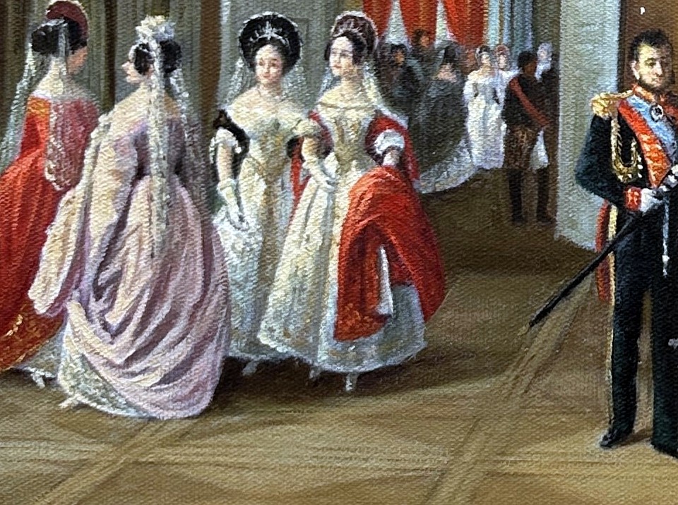 Part of the White (Armorial) Hall in the Winter Palace - detail