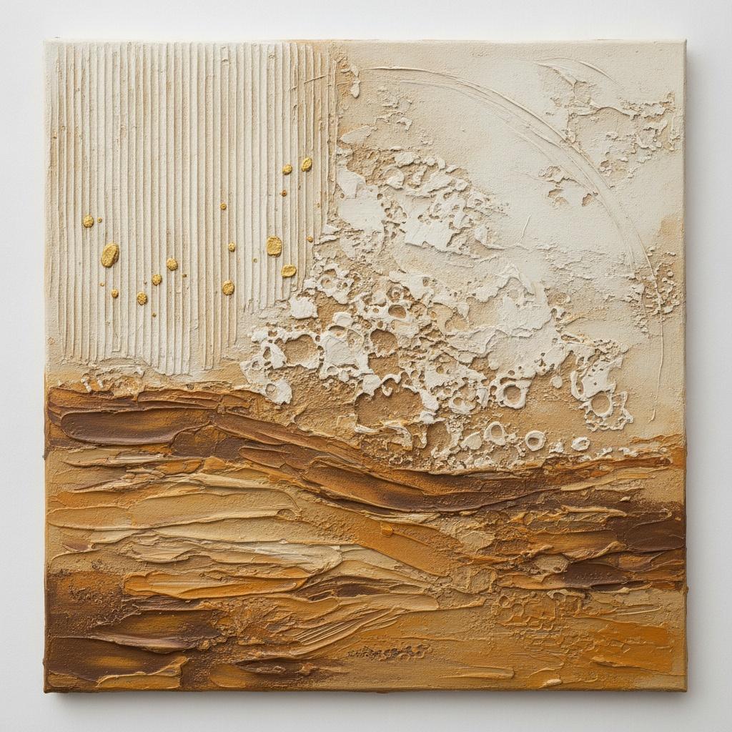 Strata Of Ochre And Crushed Gold Leaf — David Moreau