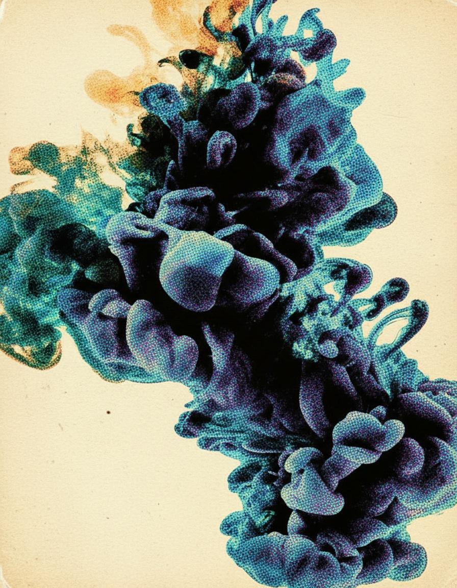 Indigo Diffusion: The Amber Nebula — Pauline Aubert