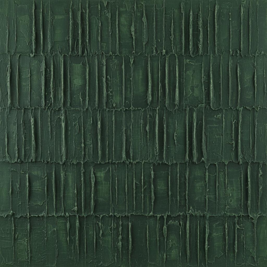Monolithic Echoes In Forest Moss: A Sculptural Study Of Rhythmic Verdant Shadows — David Moreau