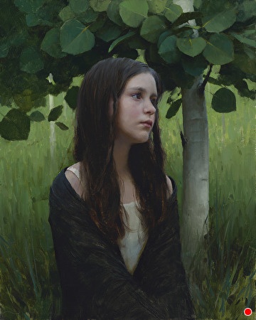 Spring Aspens — Jeremy Lipking