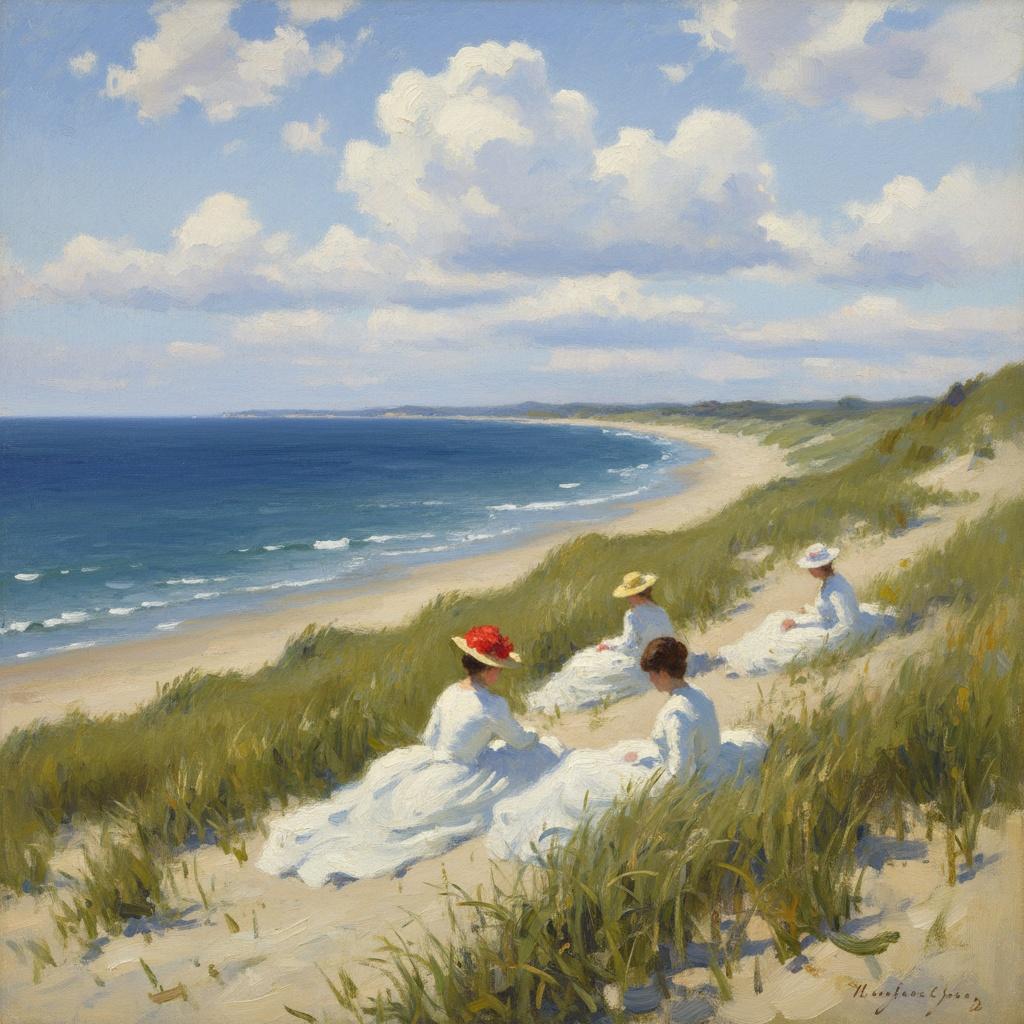 Luminous Solitude: A Coastal Reverie In White — Marc Duvallier