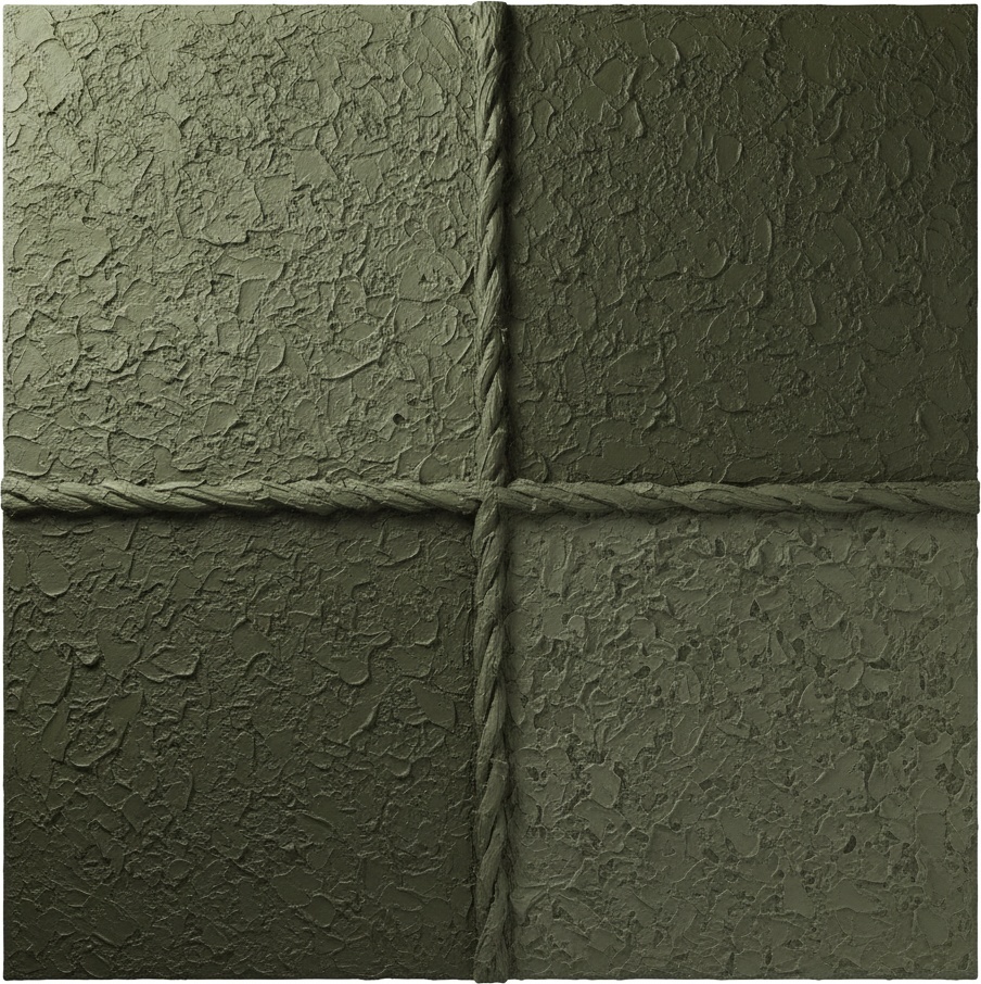 Monolithic Intersections Of Moss And Earth In A Sculptural Tonal Study — David Moreau