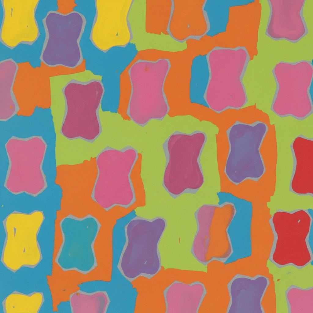 Vibrant Mosaic Of Fluid Forms In A Symphony Of Organic Radiance — Clément Hardy