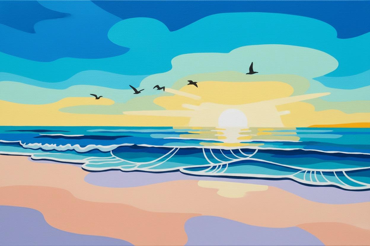 Luminous Azure: The Silent Passage — Jacques Villedieu
