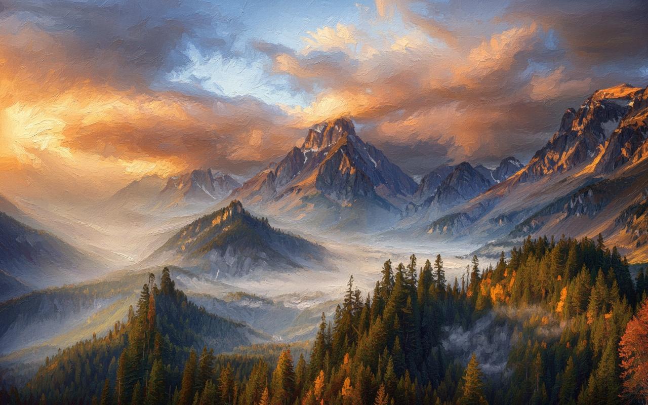 Ethereal Ascent: The Golden Alpenglow — Nicolas Dupont