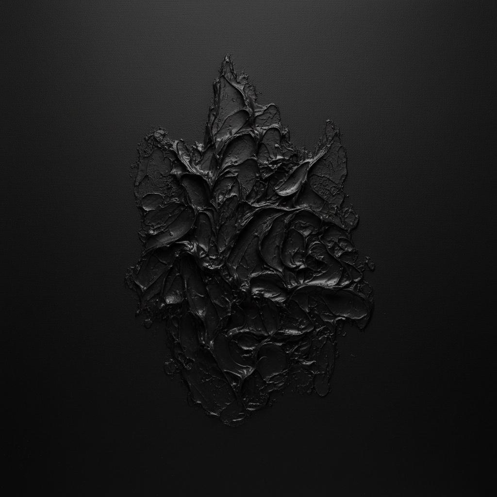 Obsidian Monolith: A Singular Study Of Volcanic Texture And Eternal Shadow — David Moreau