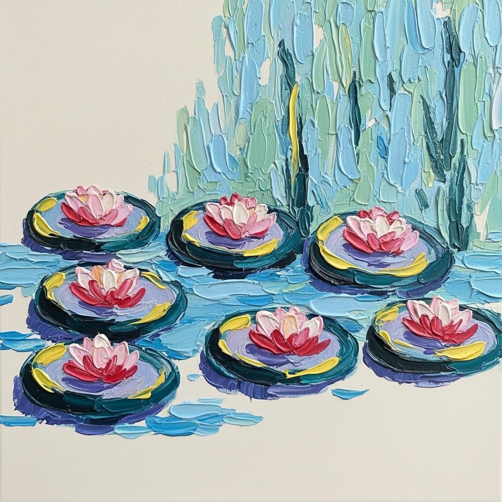 Floating Serenity: A Sculptural Study Of Indigo Lilies And Ethereal Blue Reeds — Adrien Cordier