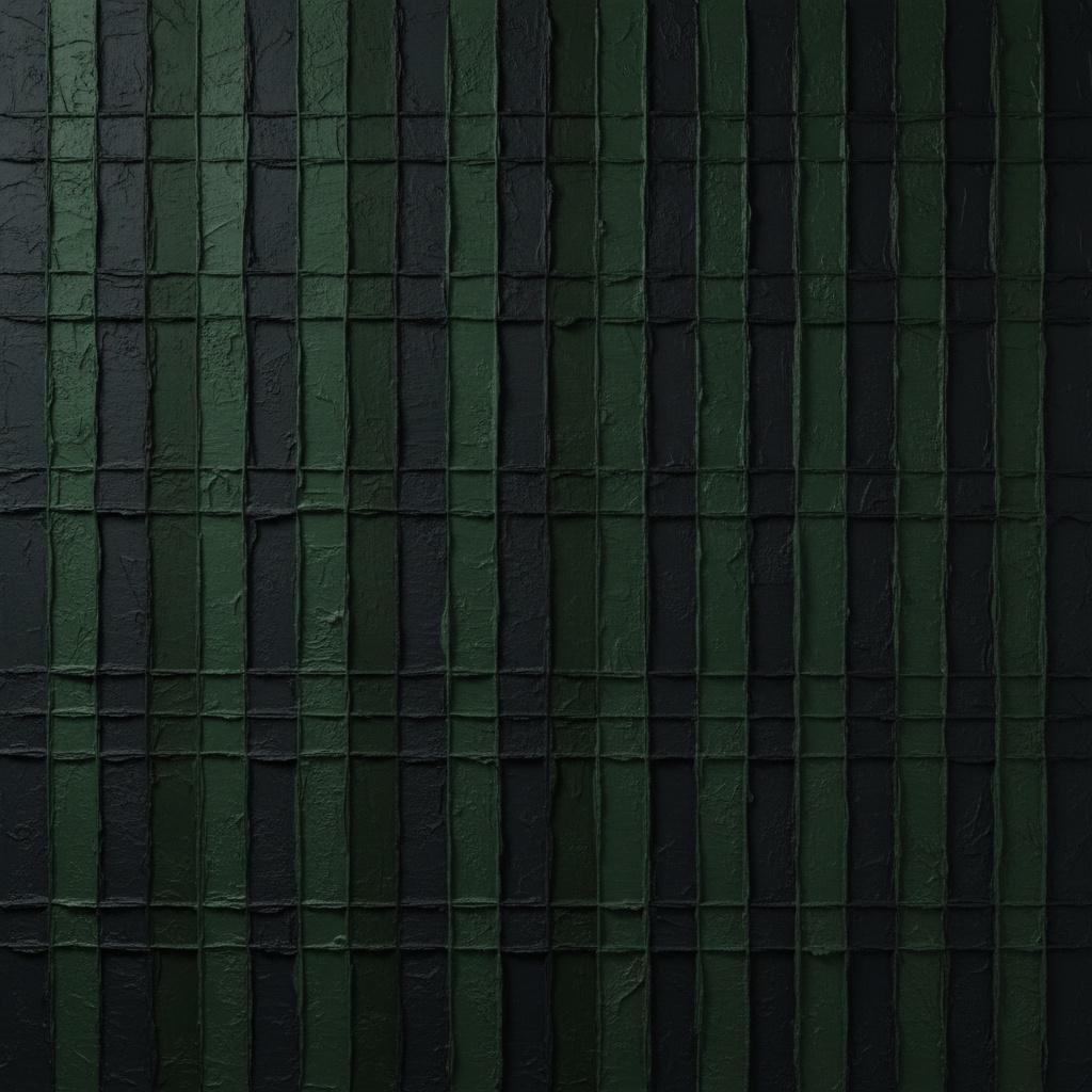 Monolithic Shadows In Moss And Charcoal: A Meditative Study Of Weathered Stone — David Moreau