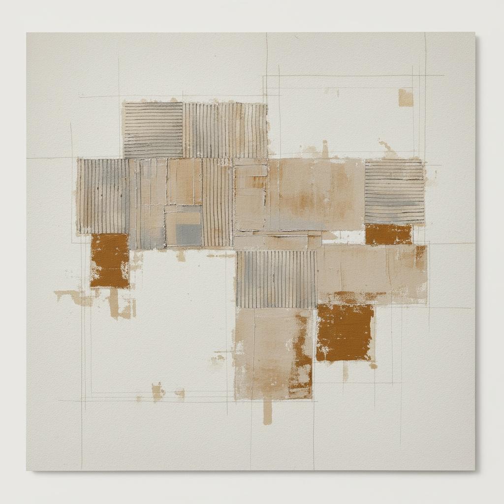 Ephemeral Cartography Of Structure: Contemplative Layers Upon The Unwritten Canvas. — Laurent Fabre