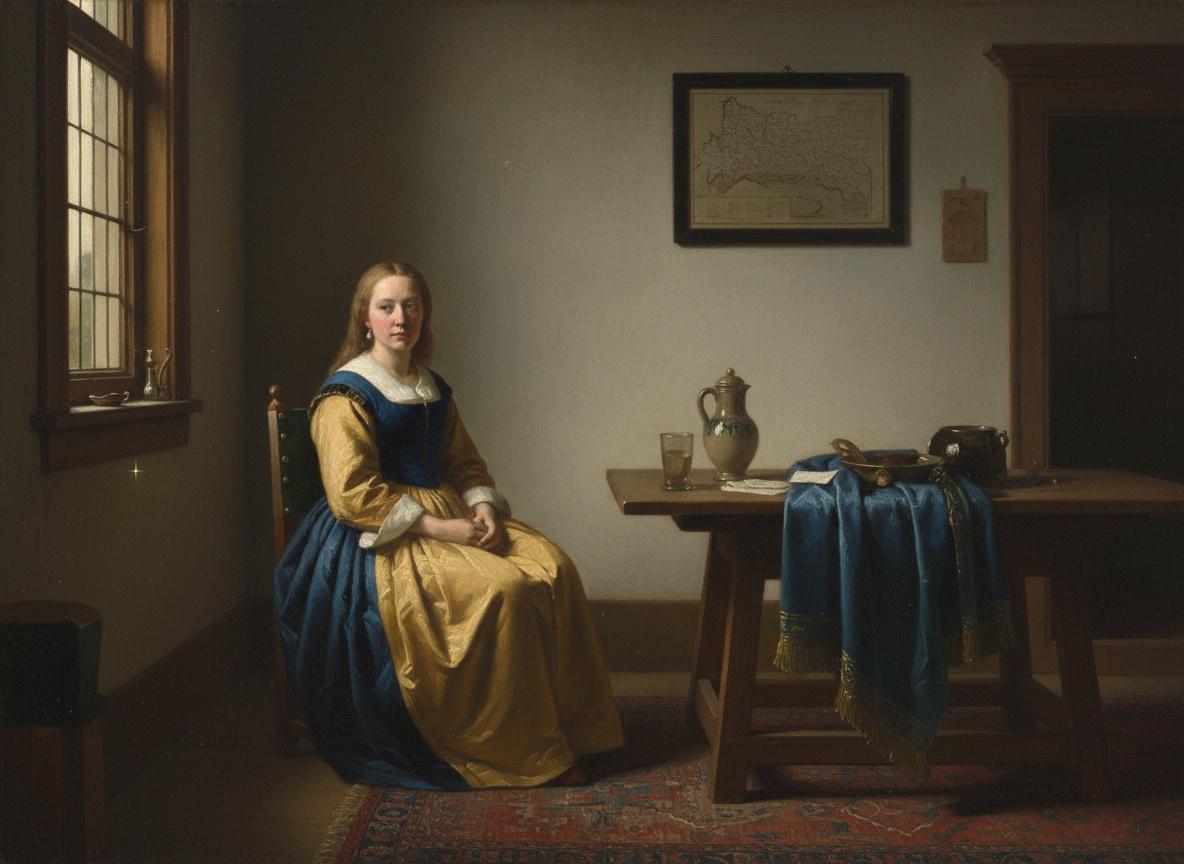 Azure And Gold: A Study In Captured Light — Jacques Villedieu