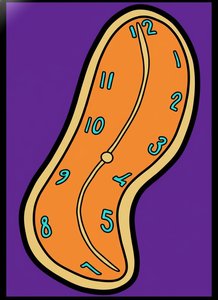 Ephemeral Orbit Of Amber And Violet In A Fluid Temporal Sequence — Caroline Pelletier