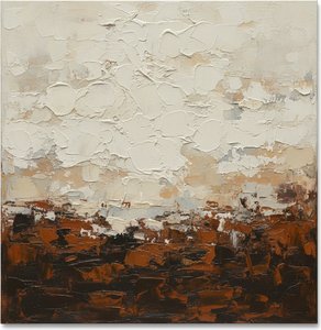 Layers Of Burnt Umber And Crushed Creamy Light — David Moreau