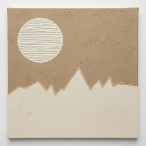 Ethereal Solitude: A Monochromatic Study Of Silent Peaks And Celestial Light — Laurent Roche