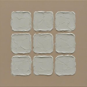 Monolithic Serenity In Nine Sculptural Layers Of Cream And Warm Taupe Impasto — David Moreau, Plaster & Texture Art