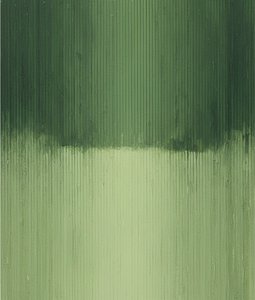 Ethereal Verdant Strata: A Monolithic Study In Textured Sage And Forest Shadows — Laurent Vionnet, Minimalist Art