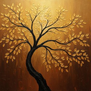 Ascension Of Gilded Light: A Monochromatic Study In Golden Organic Radiance — Christian Noiret, Contemporary Abstract