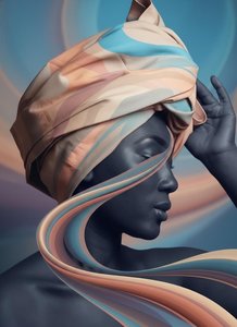 Ethereal Stillness: The Obsidian Flow