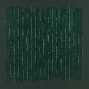 Monolithic Echoes In Emerald: A Singular Study Of Rhythmic Forest Shadows — David Moreau, Plaster & Texture