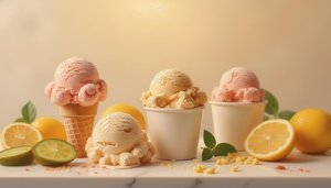 Luminous Zest: A Summer Serenade in Cream and Citrus
