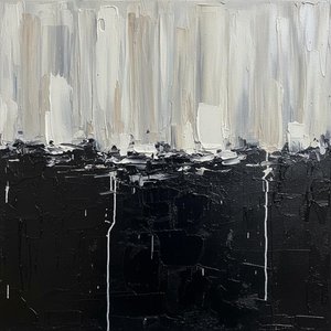 Monolithic Descent: A Singular Study Of Light Fracturing The Eternal Void — Christian Noiret
