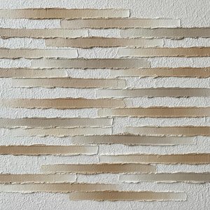 Ethereal Strata Of Sand And Stone In A Meditative Monochromatic Composition — David Moreau
