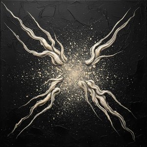 Radiant Obsidian Burst: A Singular Study Of Kinetic Light And Sculptural Form — David Moreau