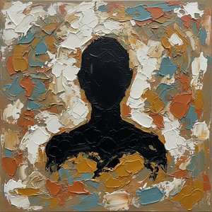 Ethereal Void Amidst The Chaotic Echoes Of Earth And Ochre Impasto — Christian Noiret