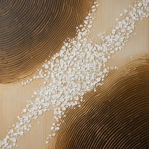 Erosions Of Earth: A Monumental Study In Rhythmic Umber And Crystalline Form — David Moreau