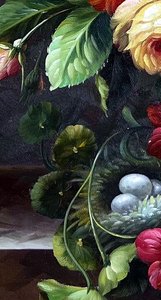 Baroque Floral Still Life With Peonies