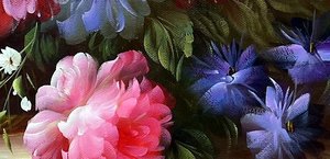 Romantic Floral Bouquet On Stone Ledge