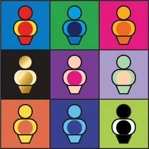 Chromatic Totems In Geometric Harmony: A Singular Vision Of Structured Playful Abstraction — Élise Muller