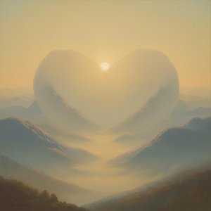 Ethereal Pulse: An Amber Radiance In The Heart Of The Mist — Pierre Richard